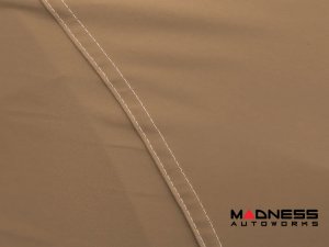 Volkswagen ID. Buzz Custom Fit Vehicle Cover - Stormproof - Tan + Rear Passenger Charger Port Flap